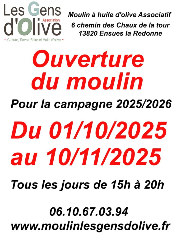 dates d'ouverture saison 2025